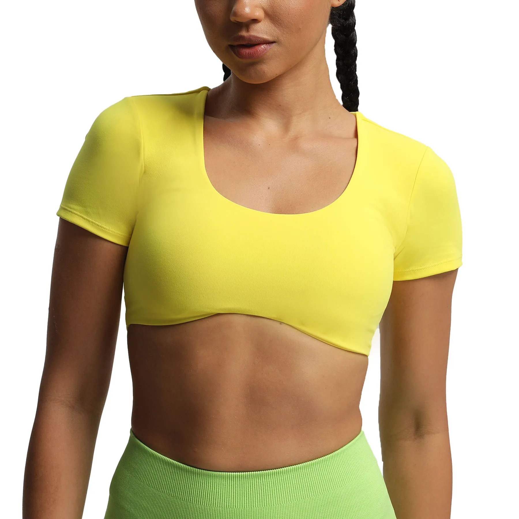Aoxjox "Define Sculpt" Short-Sleeved Top sold by Aoxjox