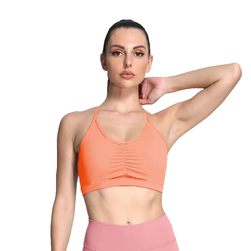 Aoxjox Ruched "Baddie" Sports Bra (CONT'D) sold by Aoxjox