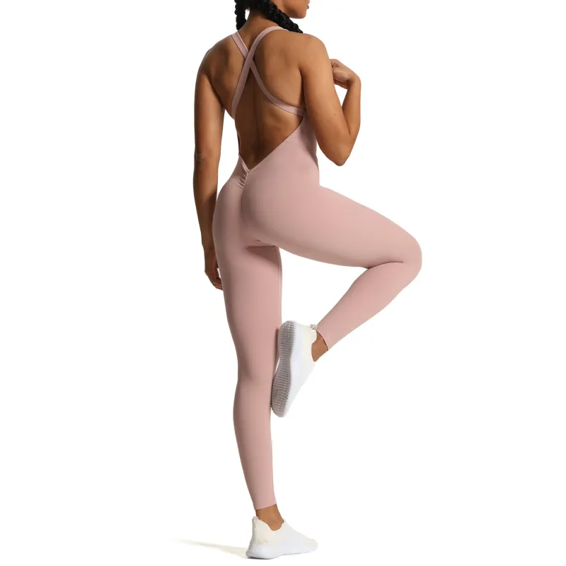 Aoxjox "Brooke"  Open Back Full Bodysuit sold by Aoxjox