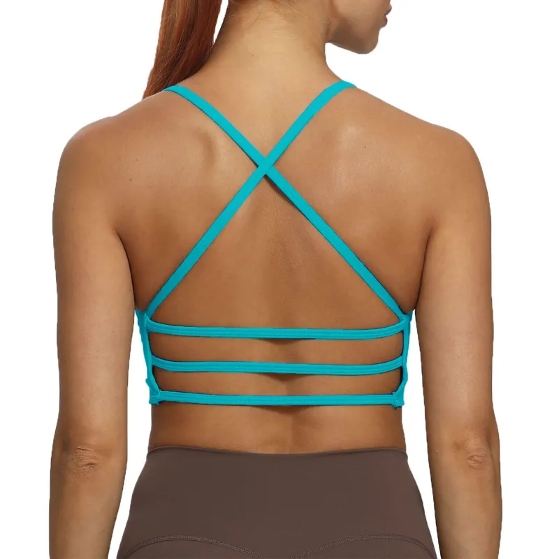 Aoxjox “Amor” 3-Strap Sports Bra sold by Aoxjox