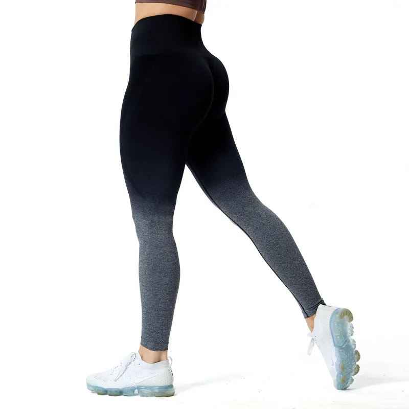 Aoxjox Smile Contour Ombre Seamless Leggings sold by Aoxjox