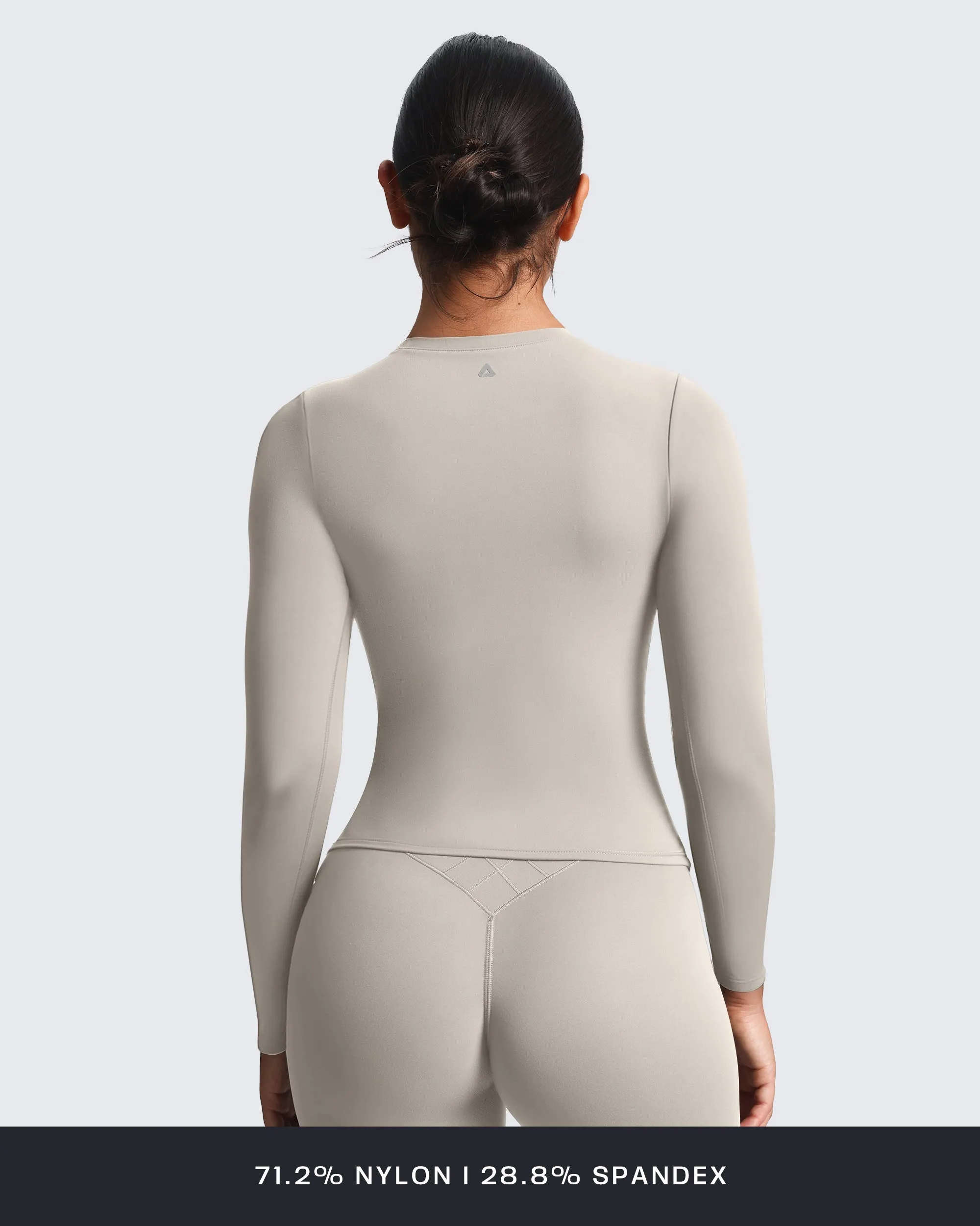 Aoxjox "Velura" Long Sleeve Ruched Tee sold by Aoxjox product image thumbnail 3