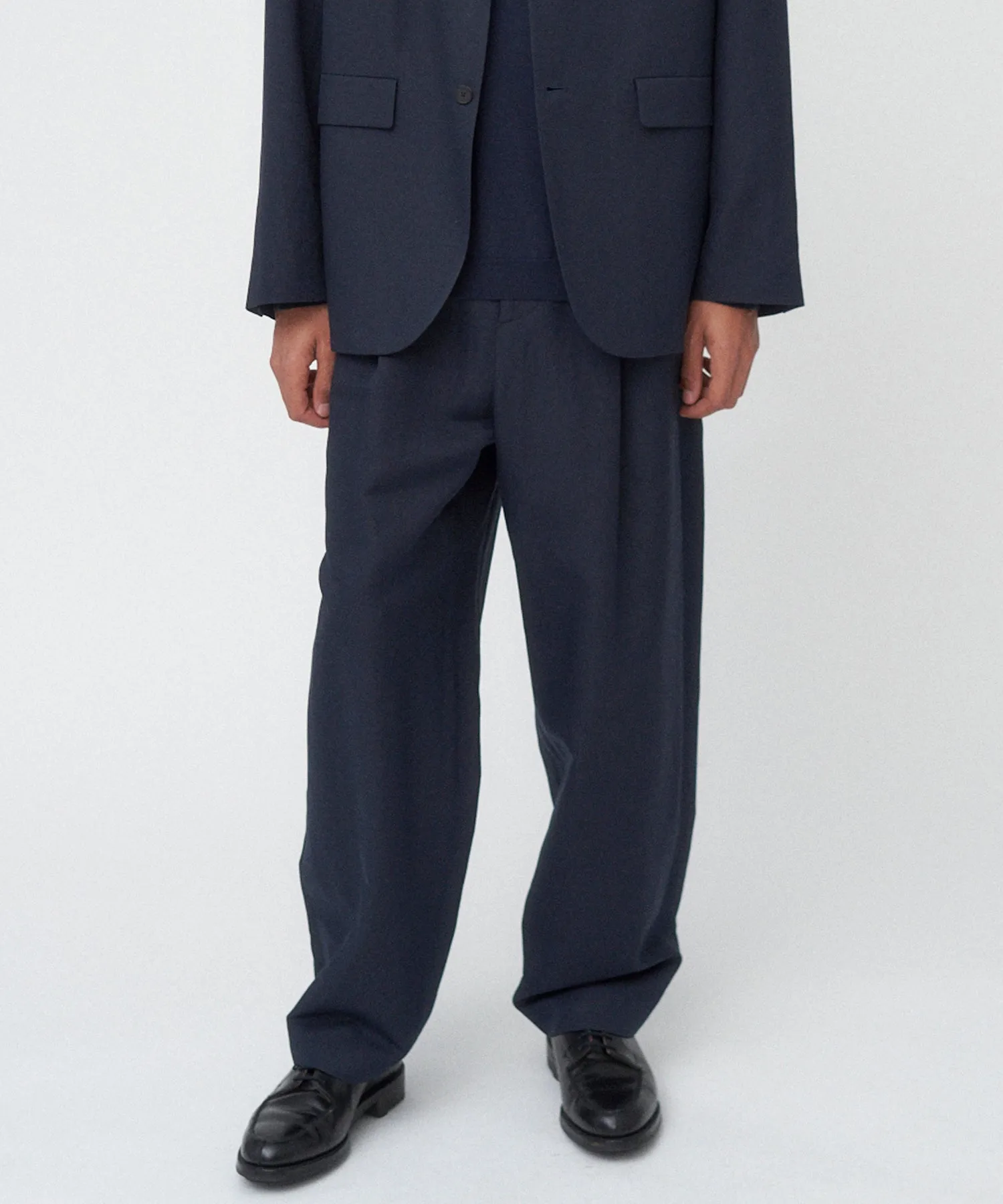 SILK WASHI TWILL | WIDE PANTS sold by ATON product image thumbnail 5