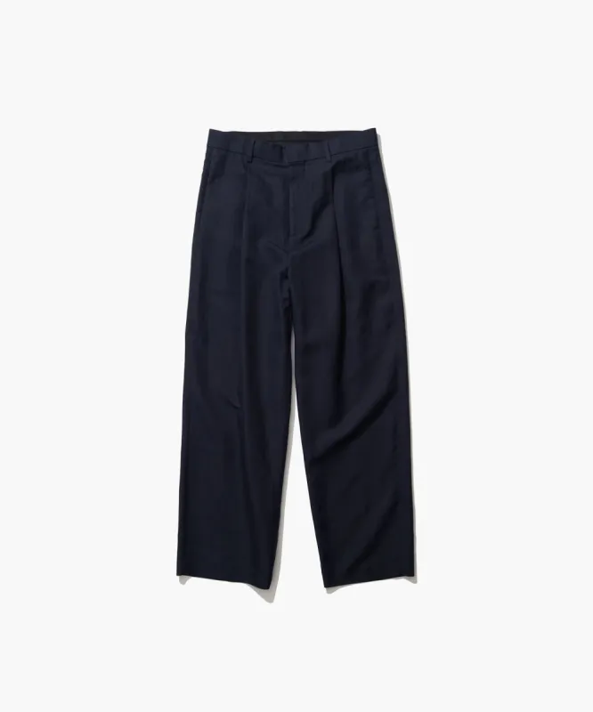 SILK WASHI TWILL | WIDE PANTS sold by ATON
