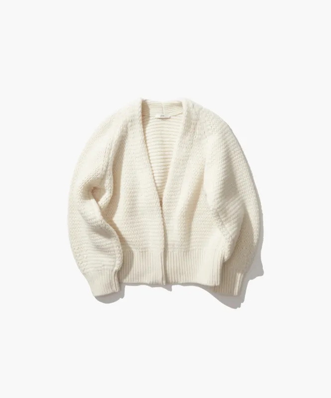 WOOL CASHMERE SILK | CARDIGAN sold by ATON