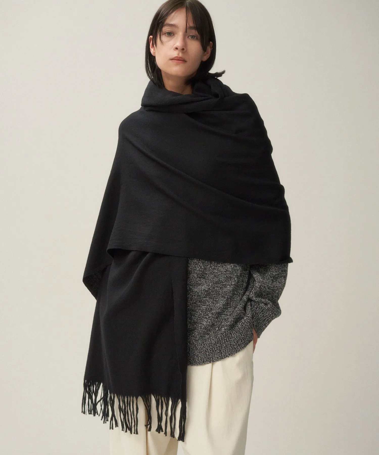 FINE AIR WOOL | OVERSIZED STOLE sold by ATON product image thumbnail 5