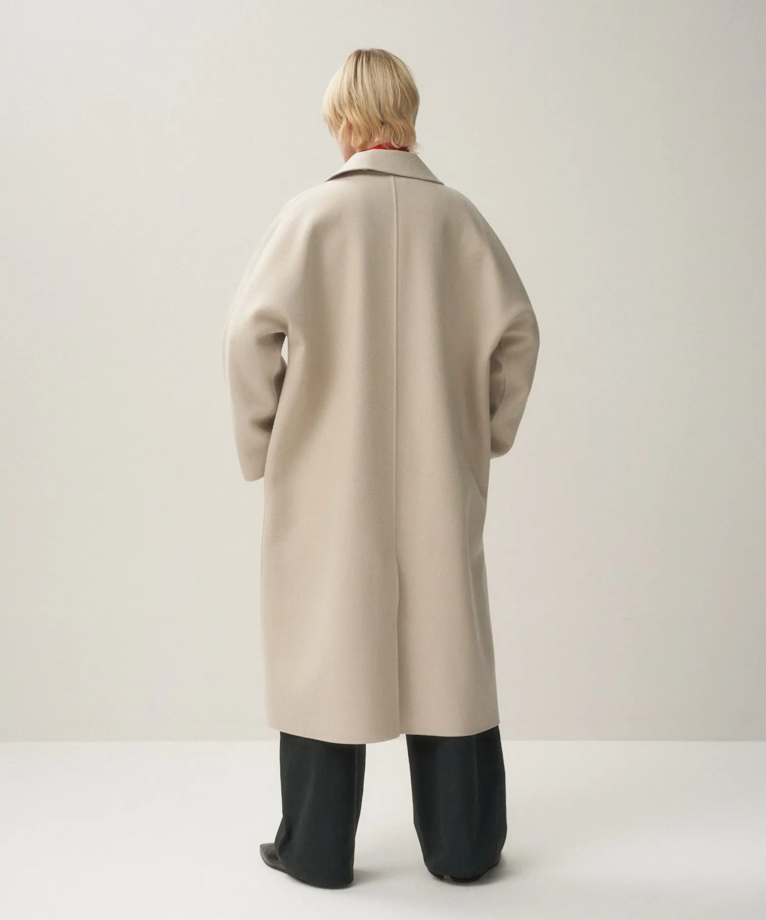 SUPER 120S DOUBLE MELTON | BALMACAAN COAT sold by ATON product image thumbnail 5