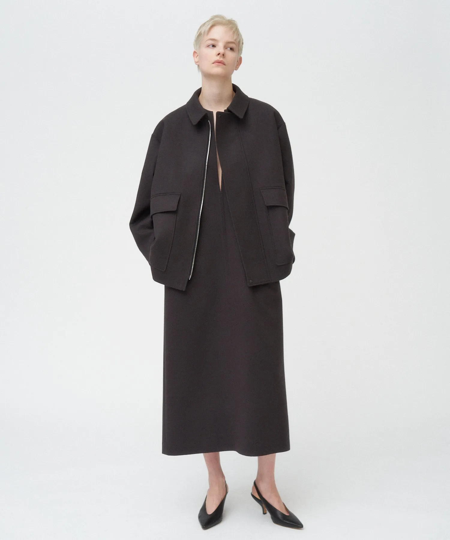 SUPER 160S DOUBLE SAXONY | FIELD COAT sold by ATON product image thumbnail 3