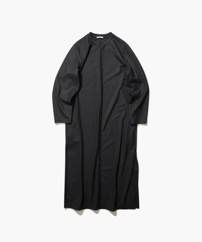 MERINO COLLEGE JERSEY | CREWNECK DRESS sold by ATON