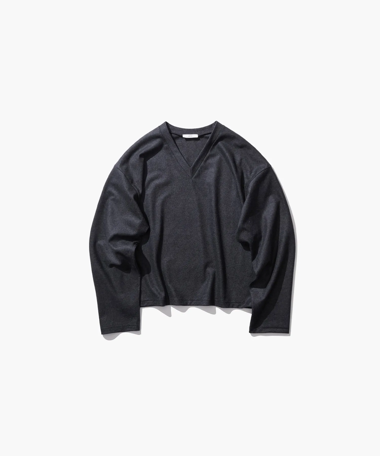 MERINO COLLEGE JERSEY | V-NECK PULLOVER sold by ATON product image thumbnail 5