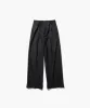 MERINO COLLEGE FLANNEL | WIDE STRAIGHT PANTS sold by ATON