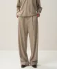 MERINO COLLEGE FLANNEL | WIDE STRAIGHT PANTS sold by ATON
