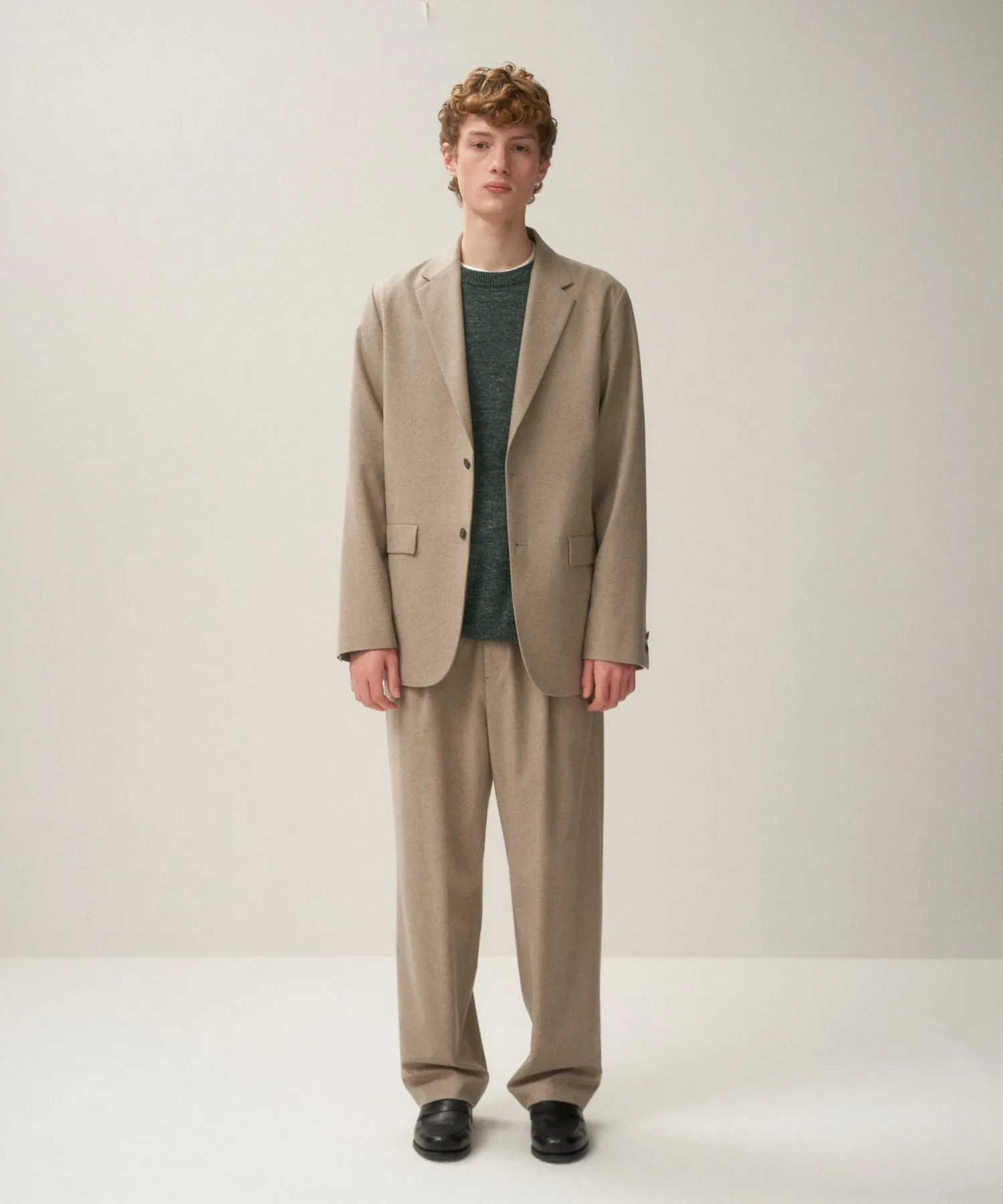 MERINO COLLEGE FLANNEL | TAILORED JACKET sold by ATON product image thumbnail 3