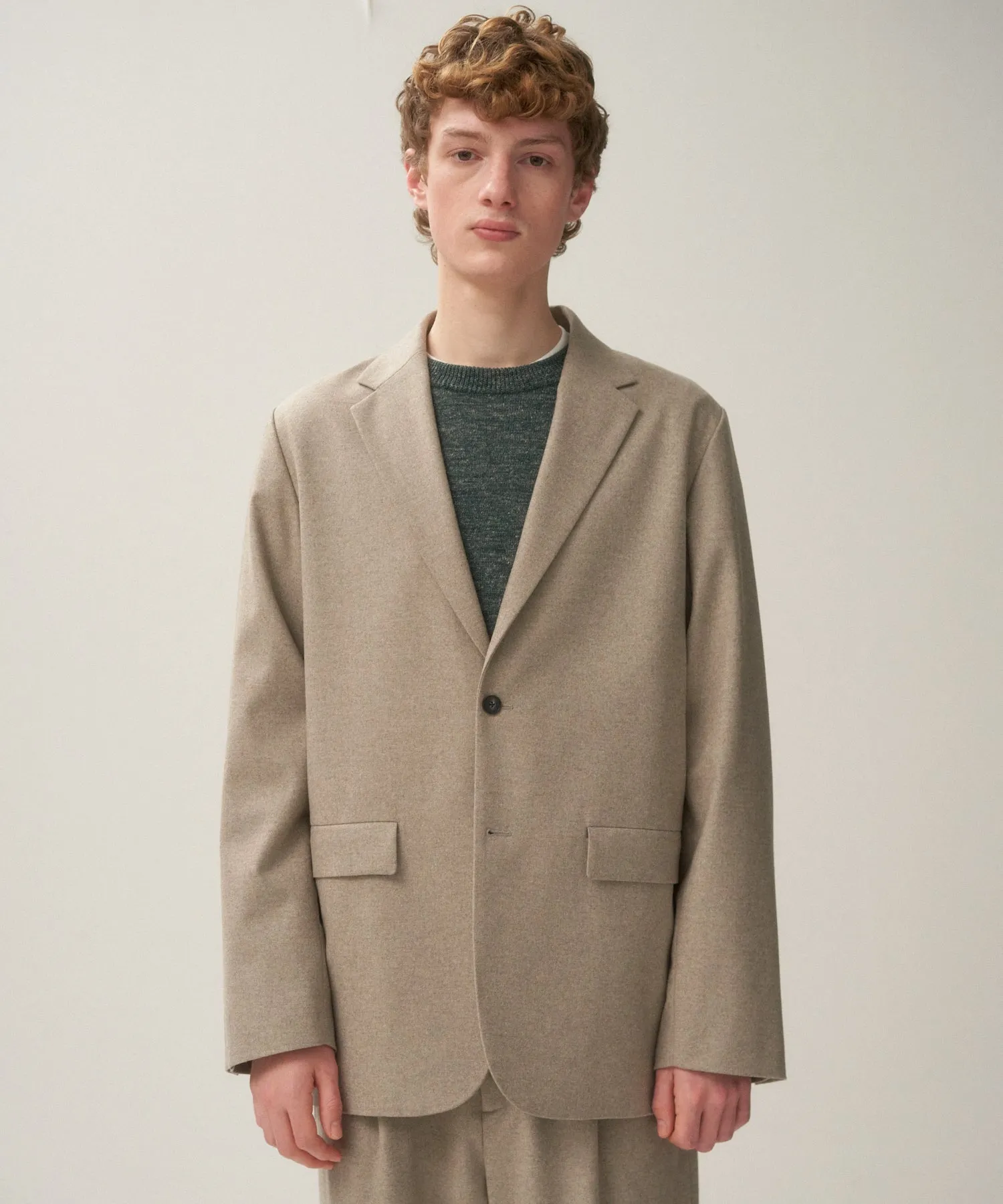 MERINO COLLEGE FLANNEL | TAILORED JACKET sold by ATON product image thumbnail 2