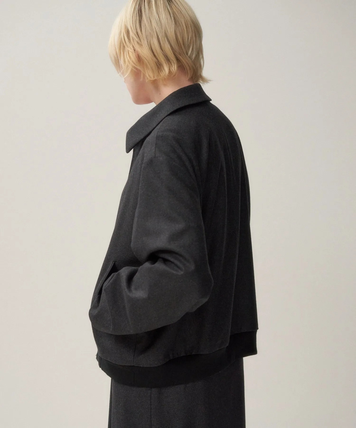 MERINO COLLEGE FLANNEL | FLIGHT JACKET sold by ATON product image thumbnail 3