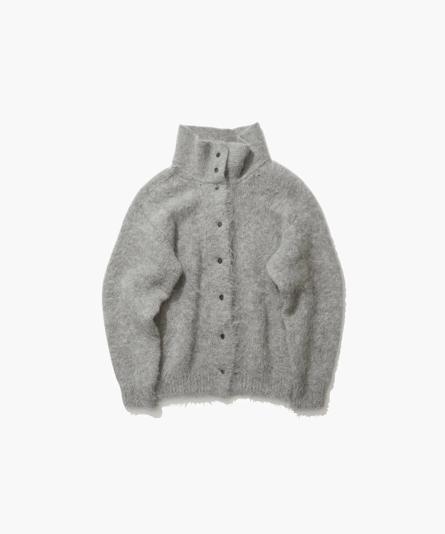 ALPACA FUR | STAND COLLAR CARDIGAN sold by ATON product image thumbnail 5