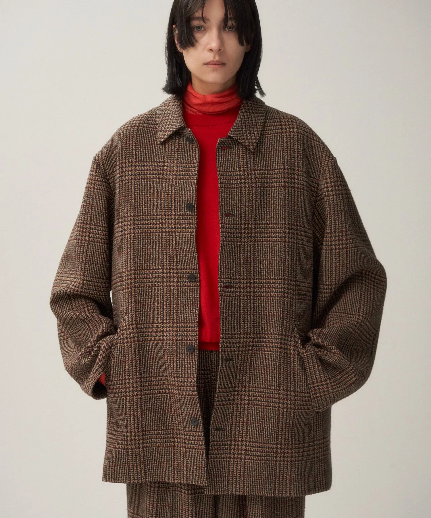 SILK TWEED | SHIRT JACKET sold by ATON product image thumbnail 2