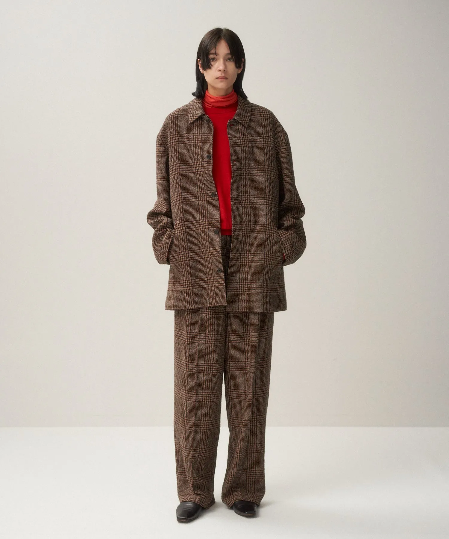 SILK TWEED | SHIRT JACKET sold by ATON product image thumbnail 3