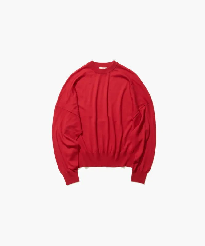 SHEER WOOL | CREWNECK SWEATER sold by ATON