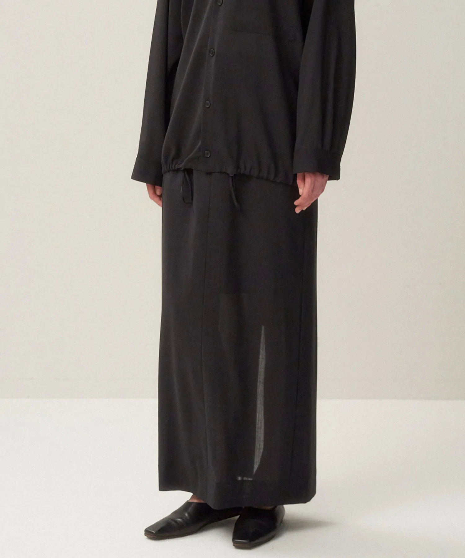 WOOL LAWN | STRAIGHT SKIRT sold by ATON product image thumbnail 3