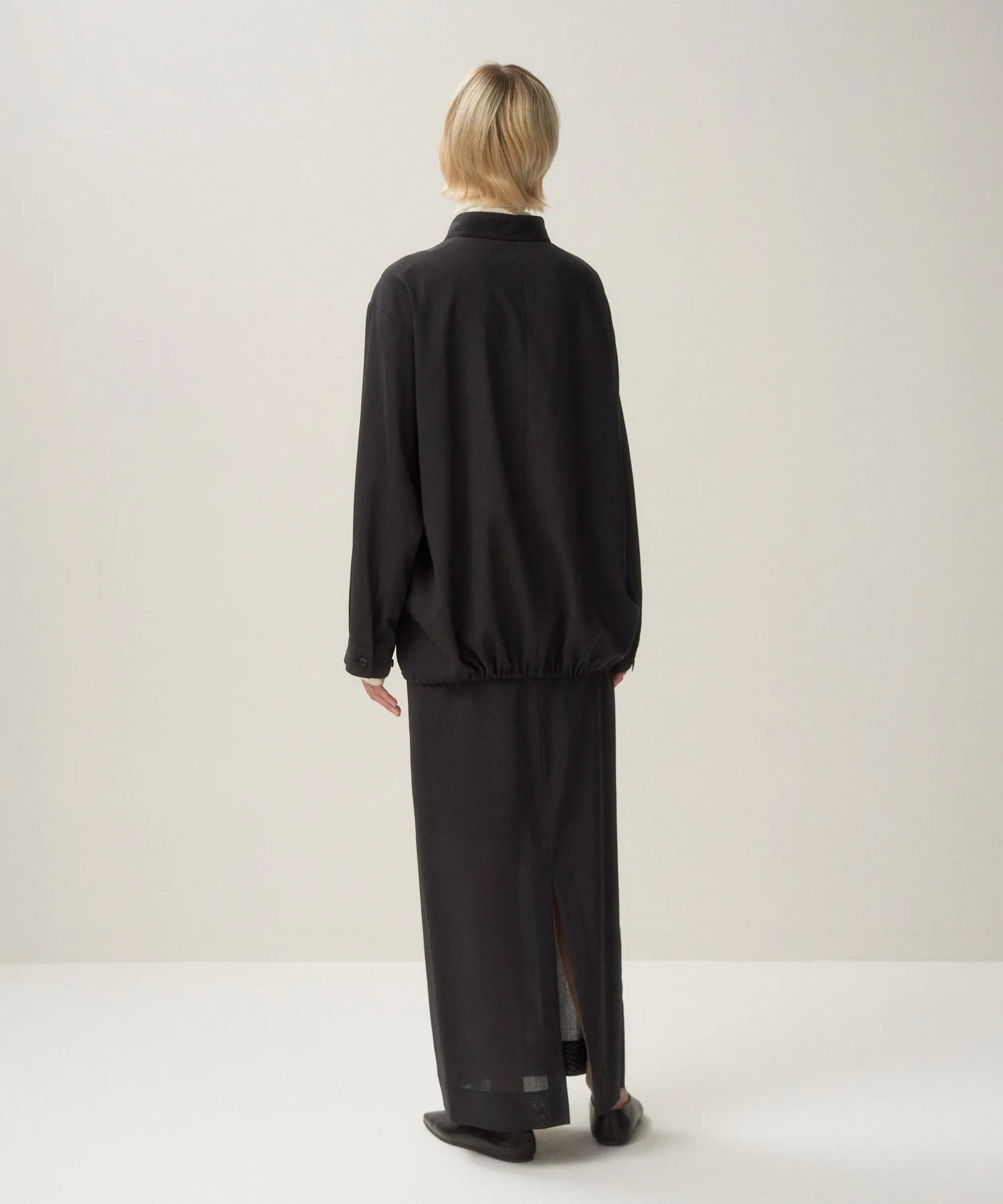 WOOL LAWN | STRAIGHT SKIRT sold by ATON product image thumbnail 5