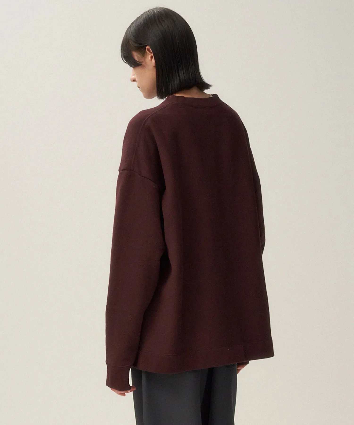 NATURAL DYED URAKE | OVERSIZED SWEATSHIRT sold by ATON product image thumbnail 2