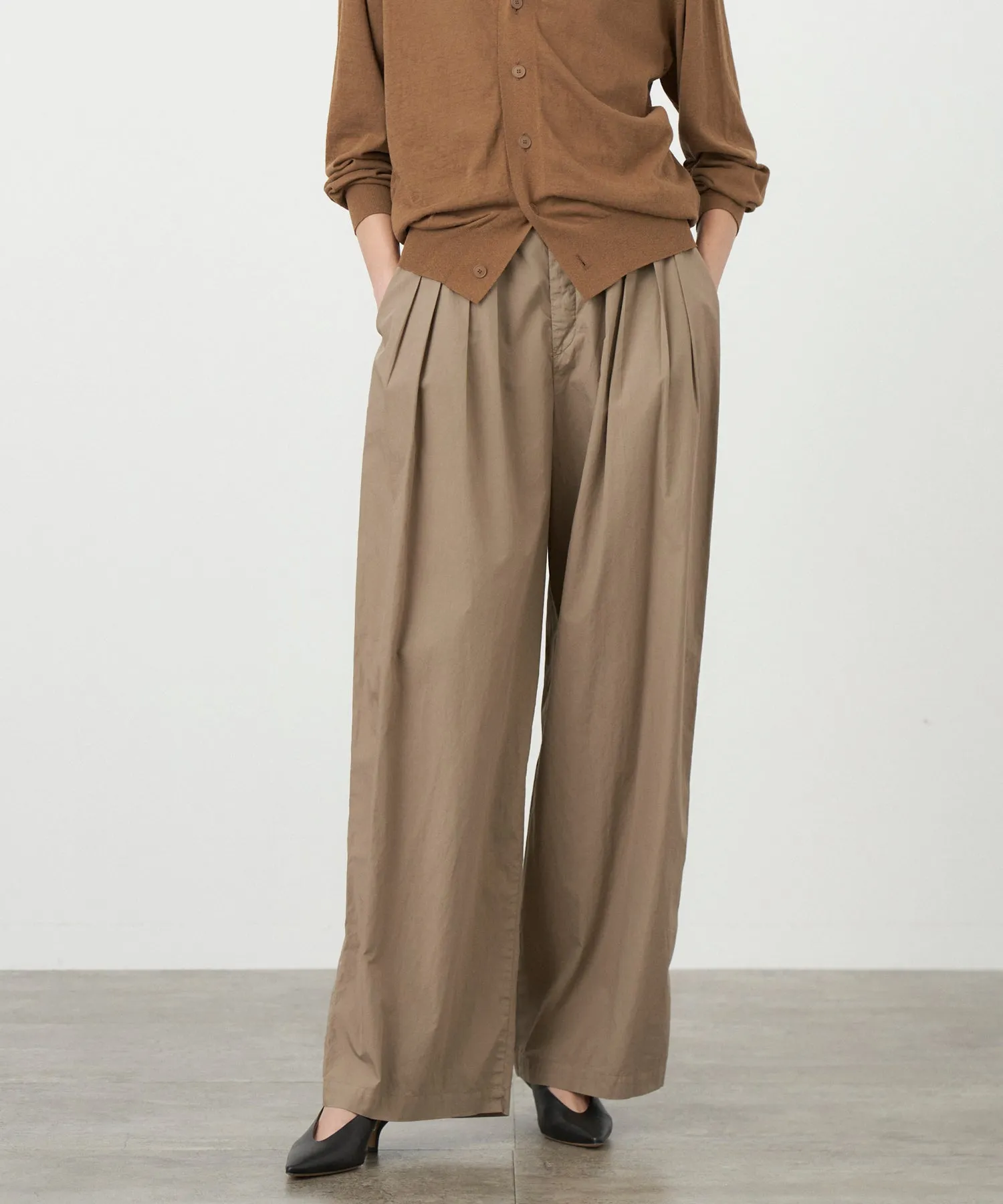 COTTON LAWN | WIDE PANTS sold by ATON product image thumbnail 3
