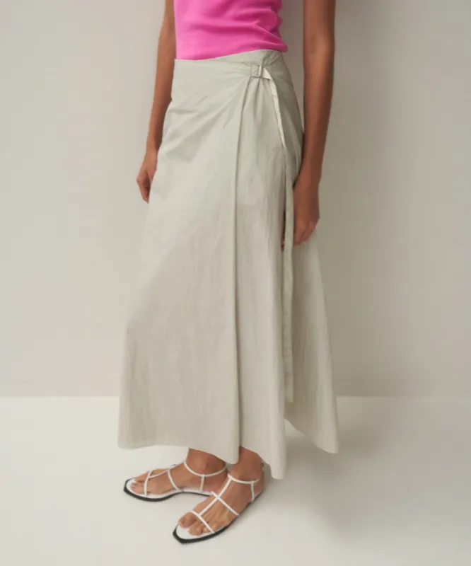 HAND DYED NYLON | WRAPPED SKIRT sold by ATON