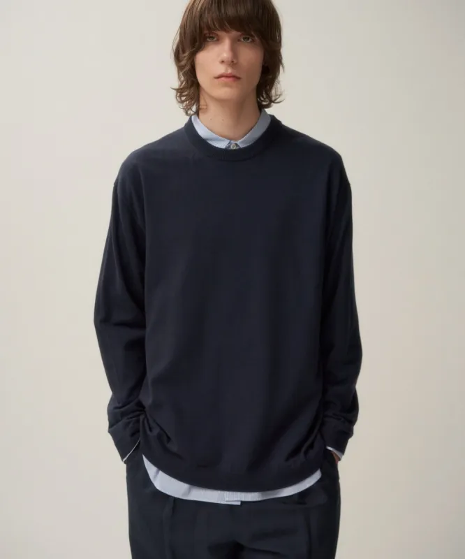 WOOSTED WOOL | CREWNECK SWEATER sold by ATON