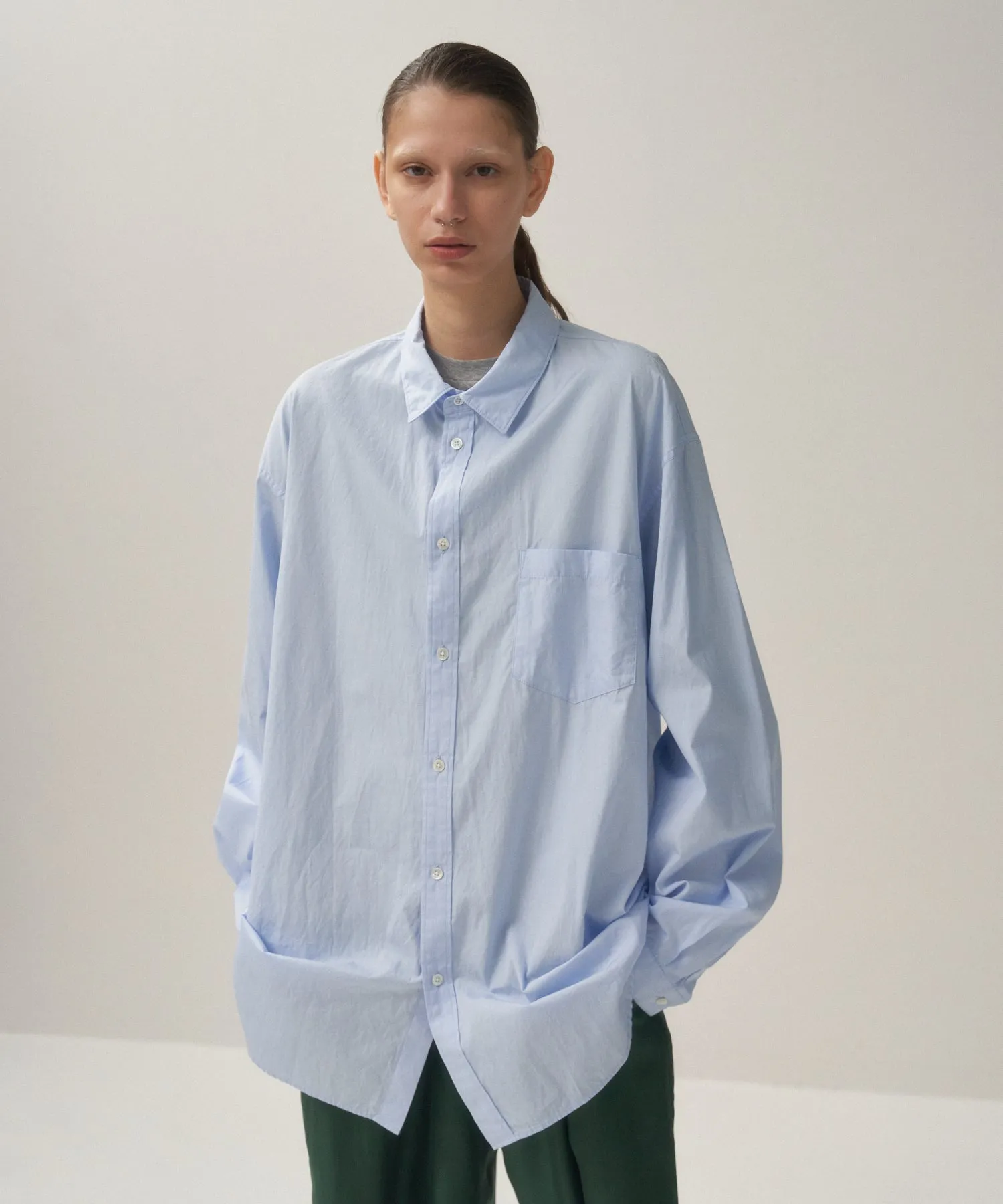 GIZA BROAD | WASHED SHIRT sold by ATON