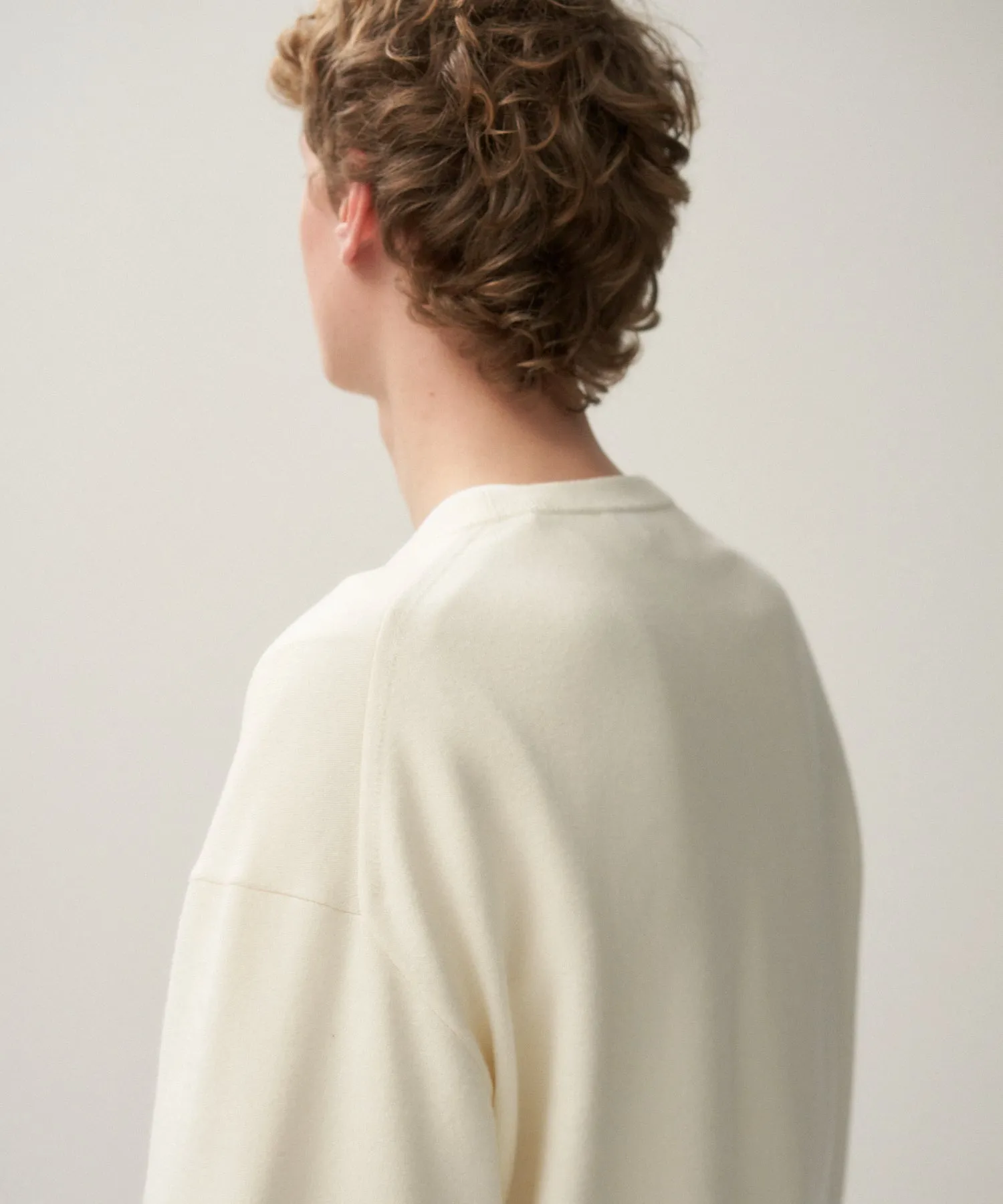 FINE WOOL MELTON | CREWNECK SWEATER sold by ATON product image thumbnail 2