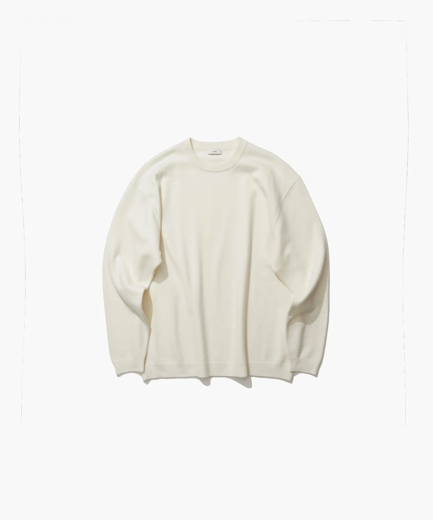 FINE WOOL MELTON | CREWNECK SWEATER sold by ATON product image thumbnail 4