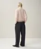 TECHNO WOOL TWILL | TUCKED EASY PANTS sold by ATON