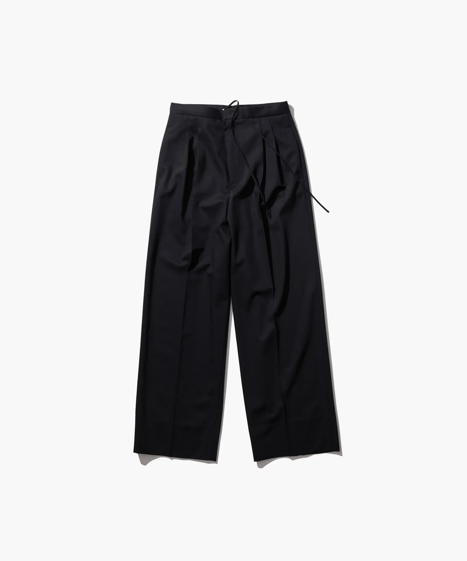 TECHNO WOOL TWILL | TUCKED EASY PANTS sold by ATON product image thumbnail 5