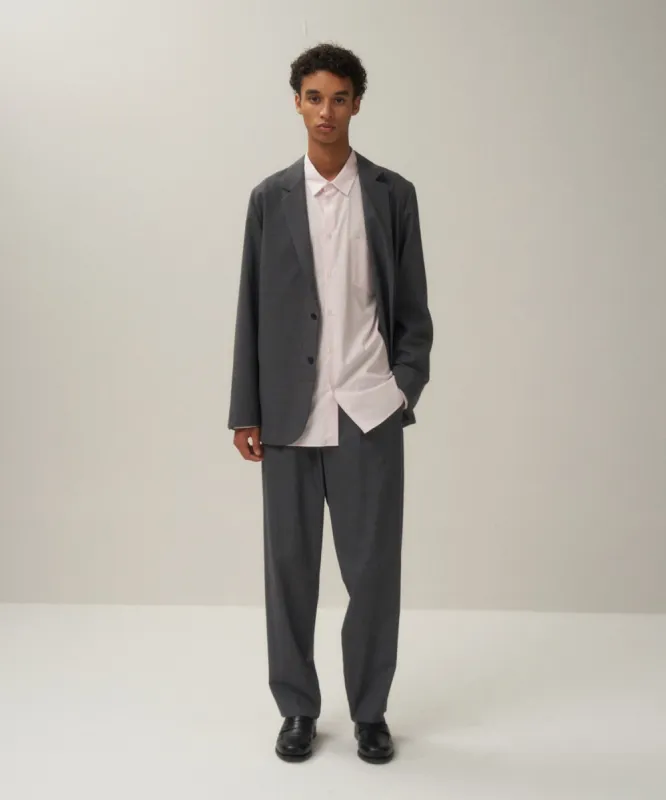 WOOL TROPICAL | TAPERED EASY PANTS sold by ATON