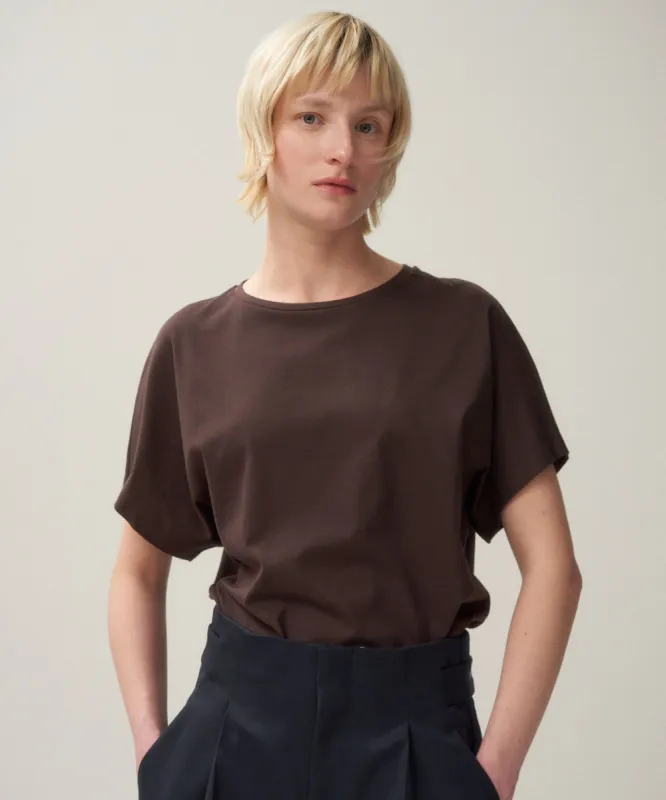 SUVIN 60/2 | CAP SLEEVE T-SHIRT made by ATON