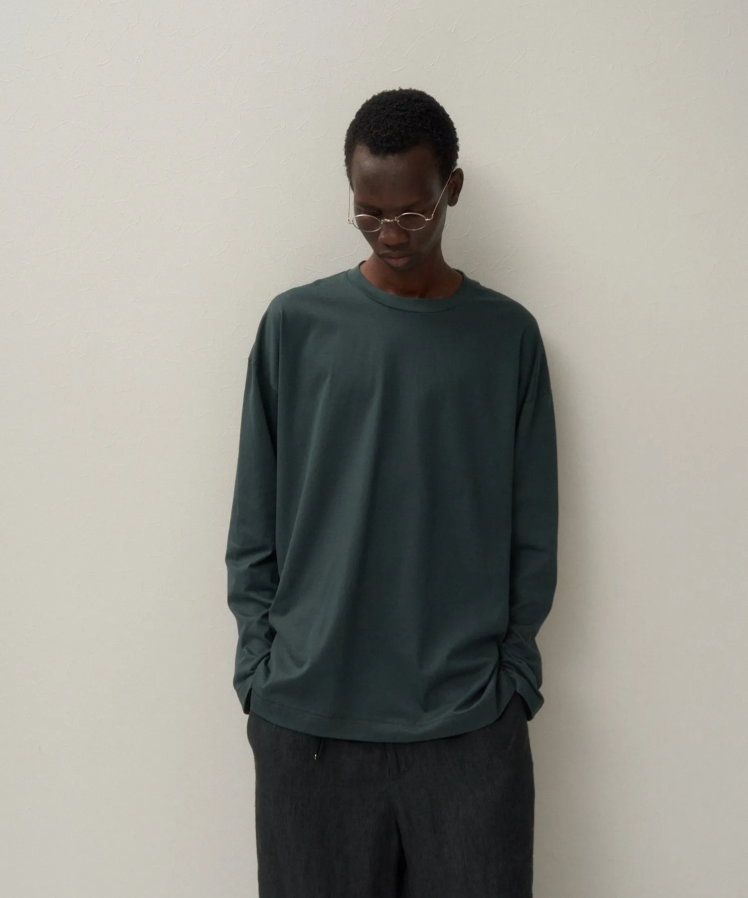 SUVIN60/2 | OVERSIZED LONG SLEEVE T-SHIRT sold by ATON