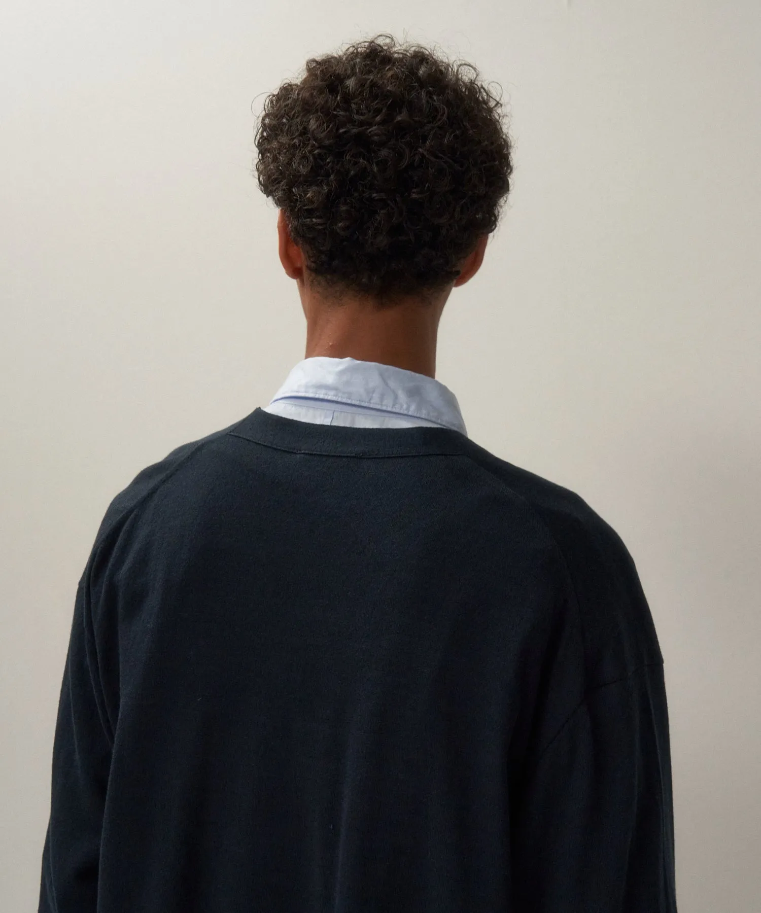 NUBUCK SILK COTTON | OVERSIZED CARDIGAN sold by ATON product image thumbnail 3