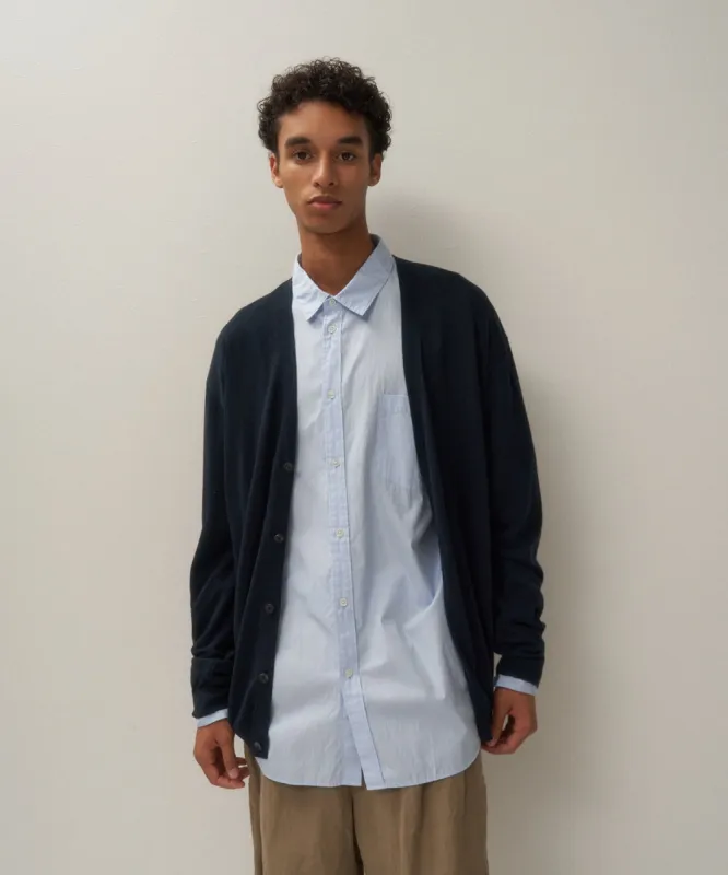 NUBUCK SILK COTTON | OVERSIZED CARDIGAN sold by ATON