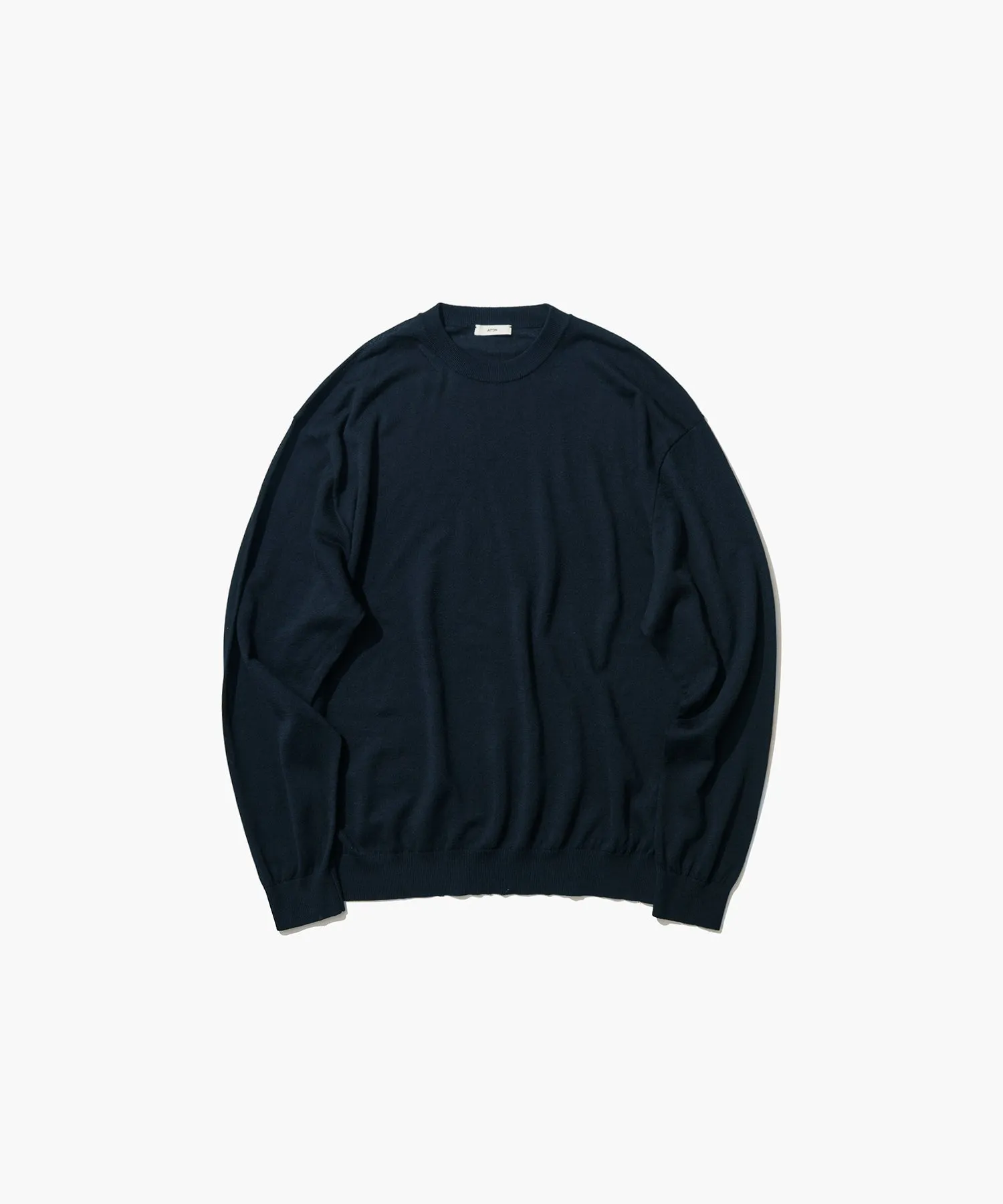 NUBUCK SILK COTTON | CREWNECK SWEATER sold by ATON product image thumbnail 5