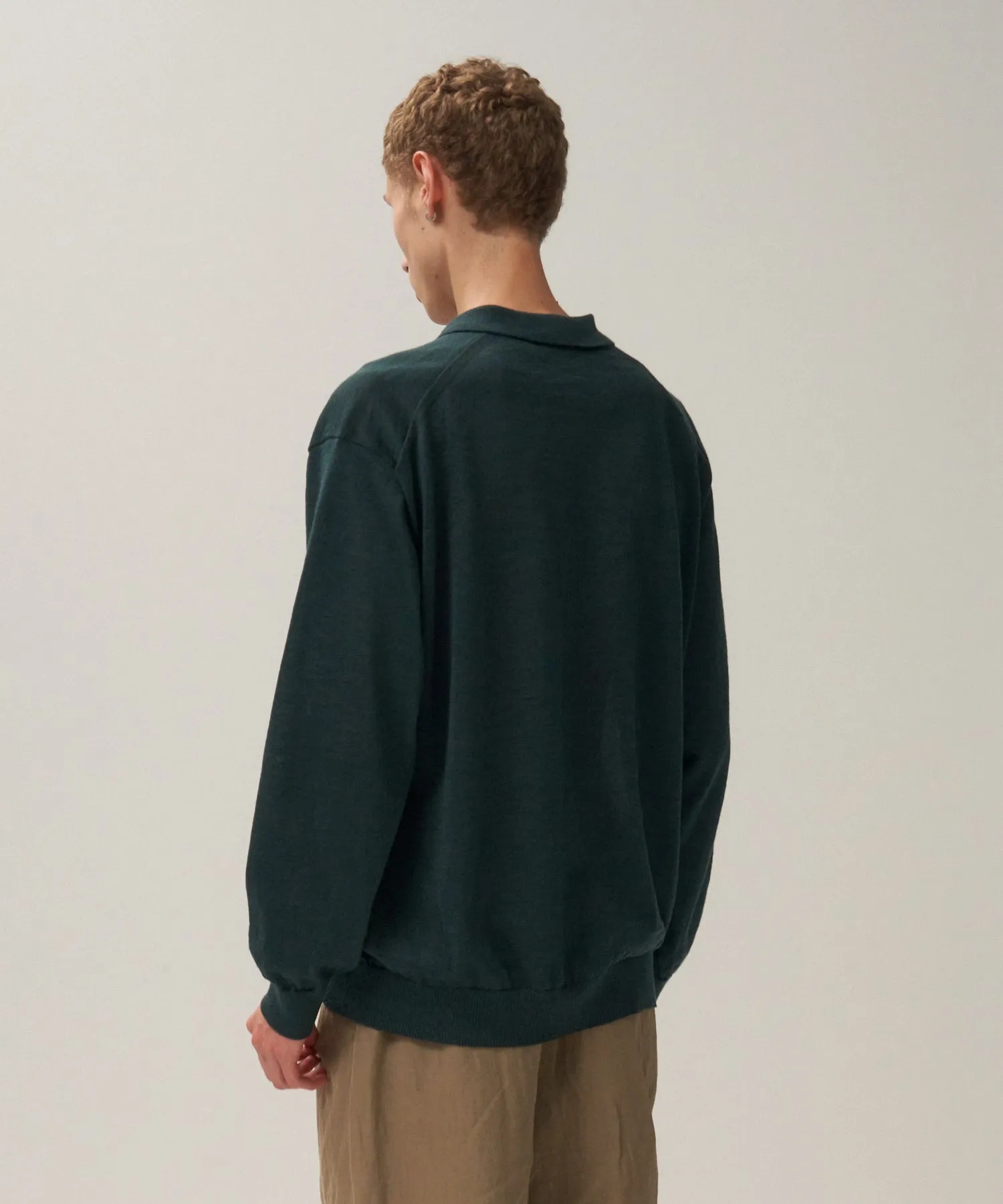 RAMIE CASHMERE | SKIPPER POLO SWEATER sold by ATON product image thumbnail 2