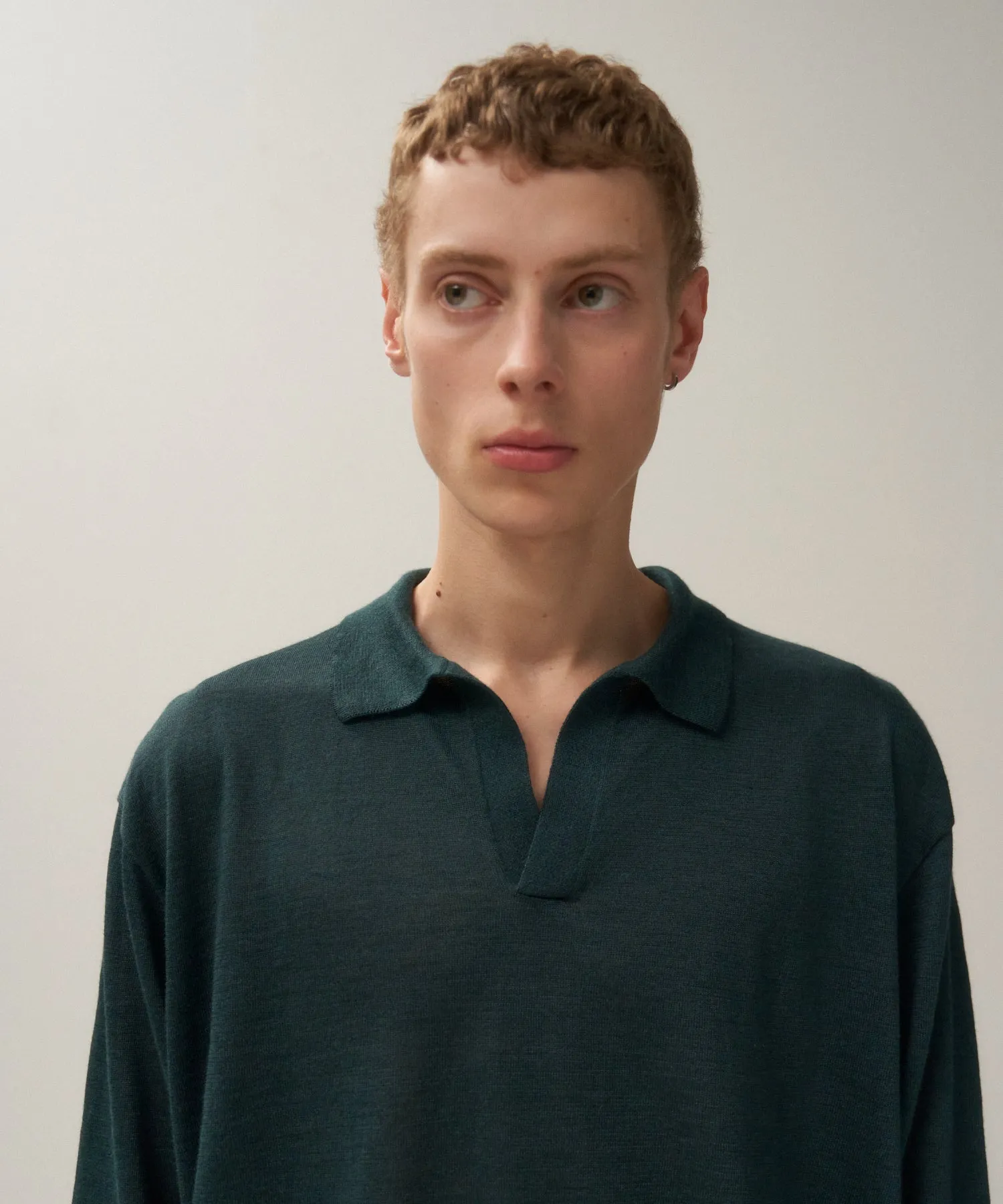 RAMIE CASHMERE | SKIPPER POLO SWEATER sold by ATON product image thumbnail 4