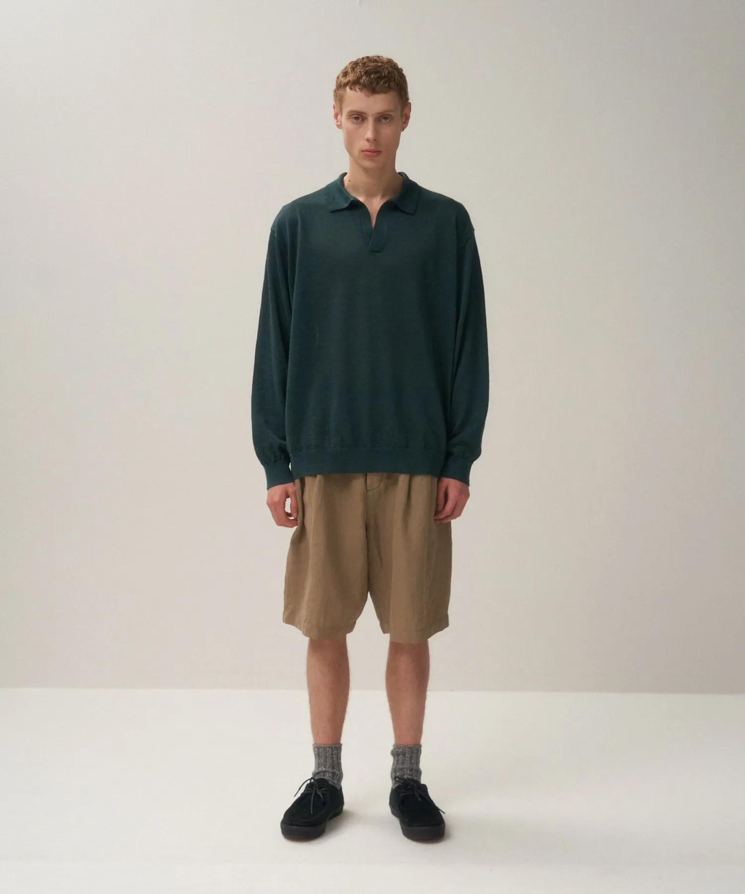 RAMIE CASHMERE | SKIPPER POLO SWEATER sold by ATON product image thumbnail 3