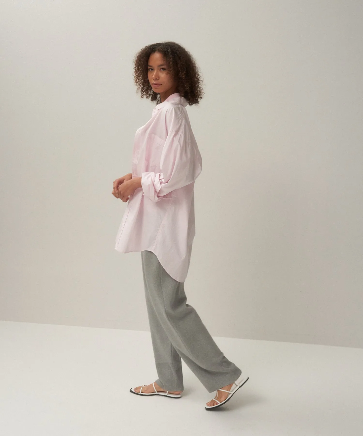 50/3 ORGANIC SMOOTH | TAPERED KNIT PANTS sold by ATON product image thumbnail 2