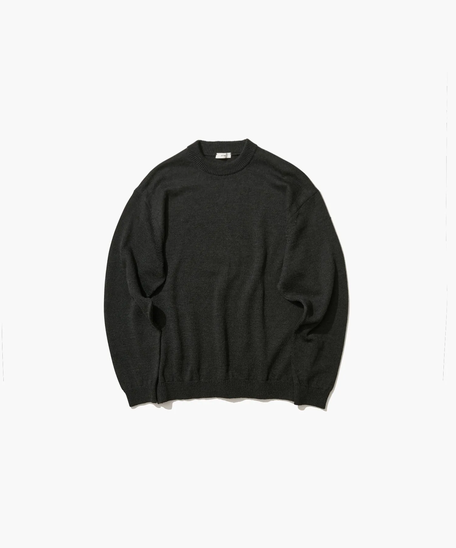 LINEN WOOL TOP | CREWNECK SWEATER sold by ATON product image thumbnail 5