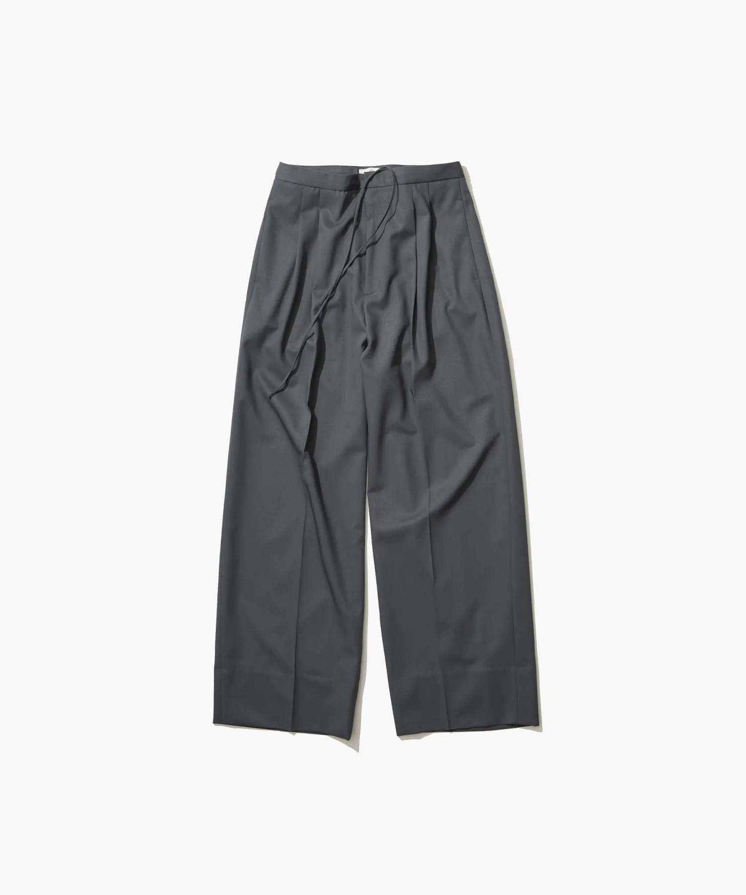 TECHNO WOOL TWILL | EASY TUCKED PANTS sold by ATON product image thumbnail 5