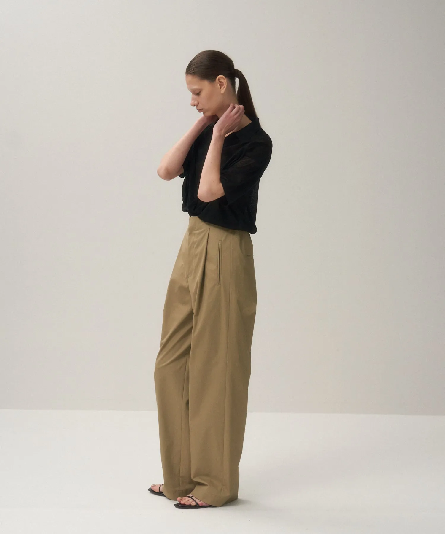 ORGANIC COTTON TWILL | EASY PANTS sold by ATON product image thumbnail 2