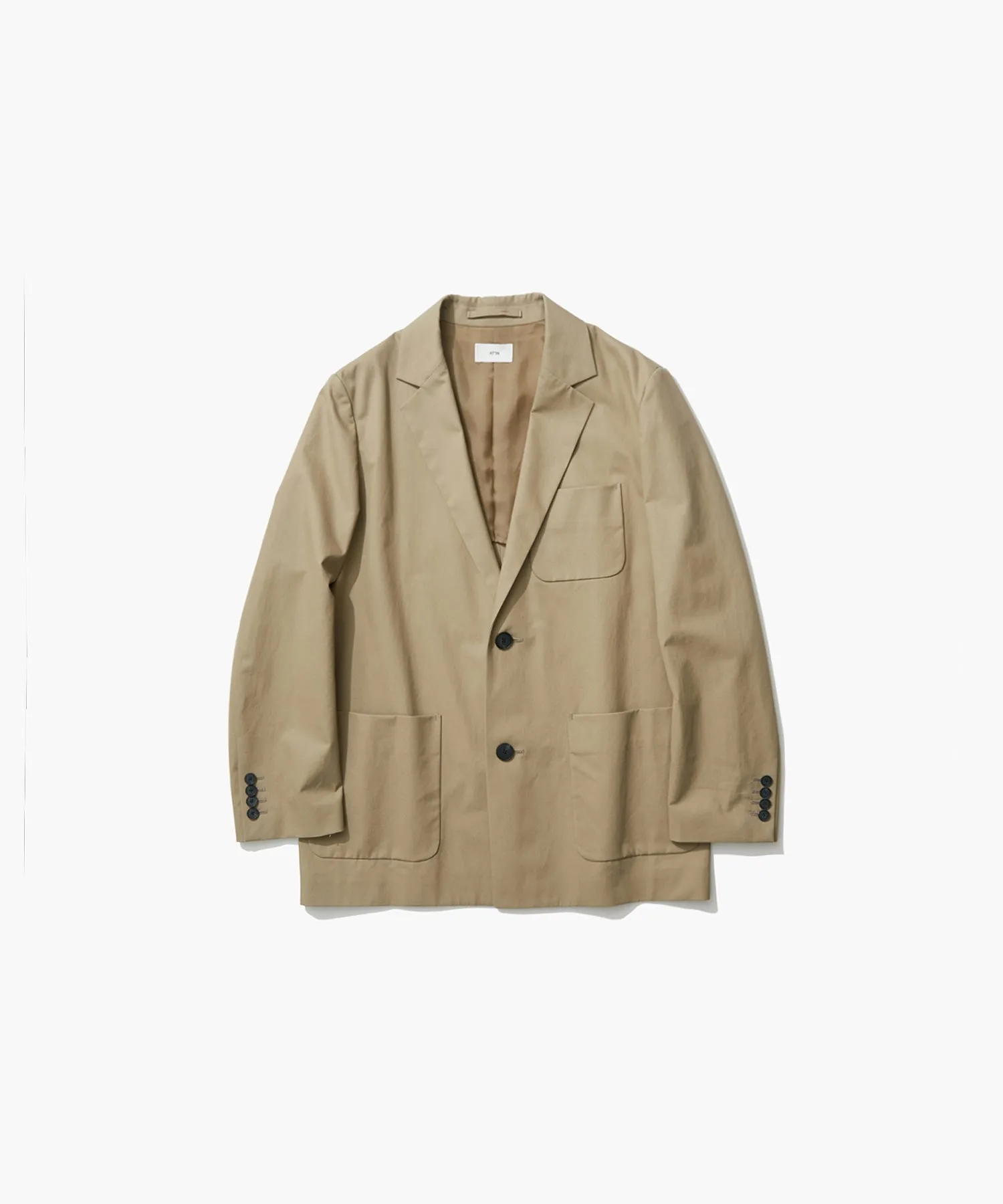 ORGANIC COTTON TWILL | TAILORED JACKET sold by ATON product image thumbnail 5