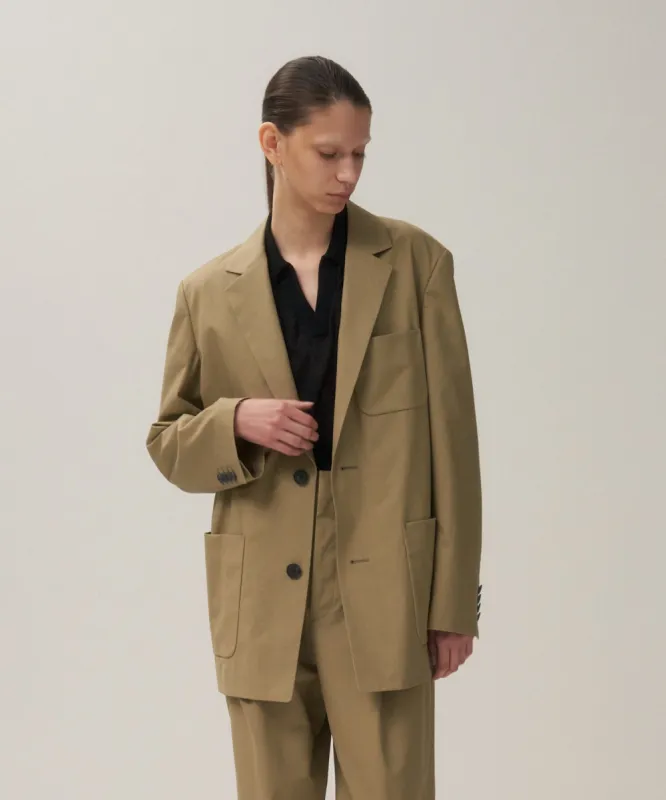 ORGANIC COTTON TWILL | TAILORED JACKET sold by ATON