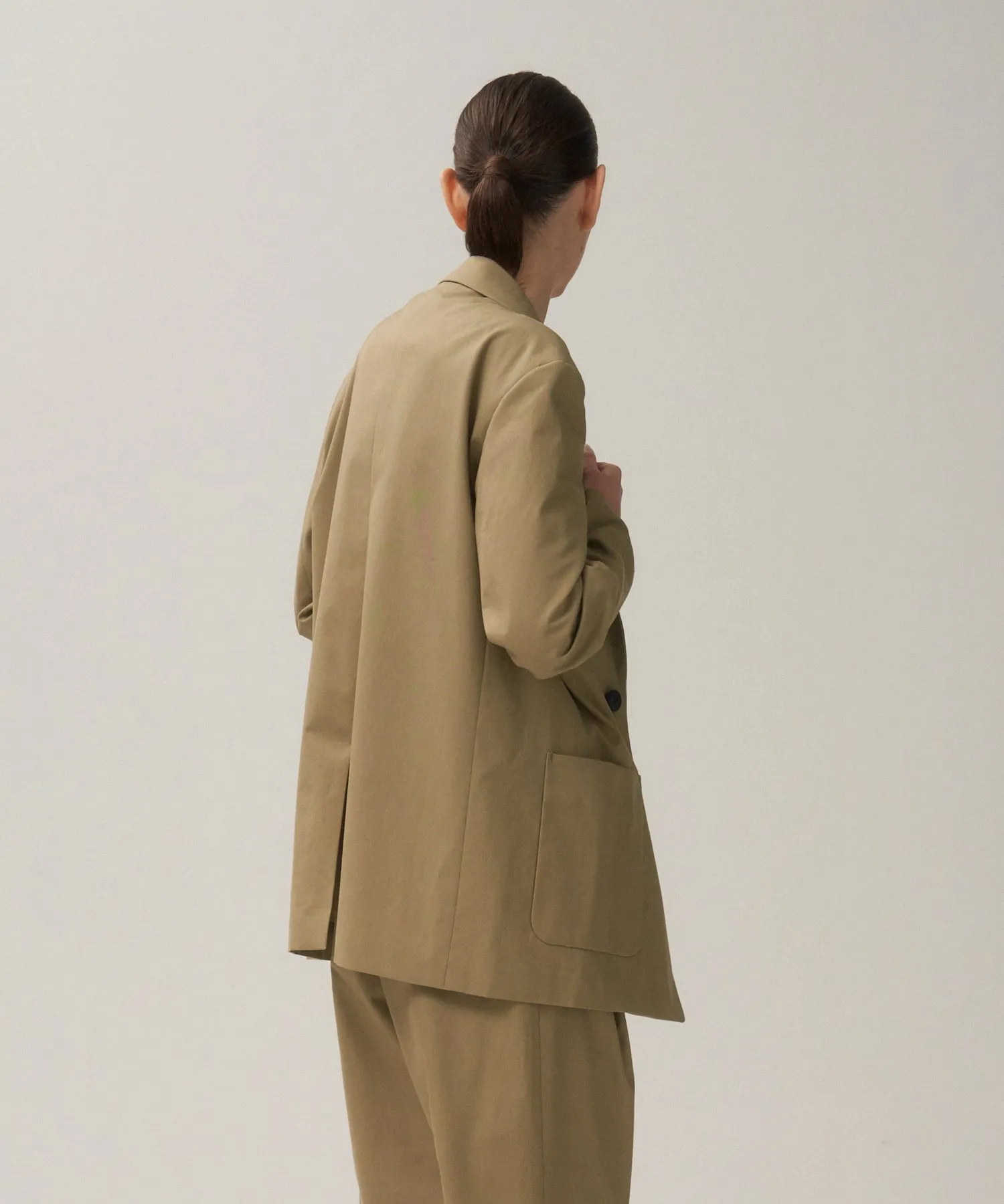 ORGANIC COTTON TWILL | TAILORED JACKET sold by ATON product image thumbnail 4